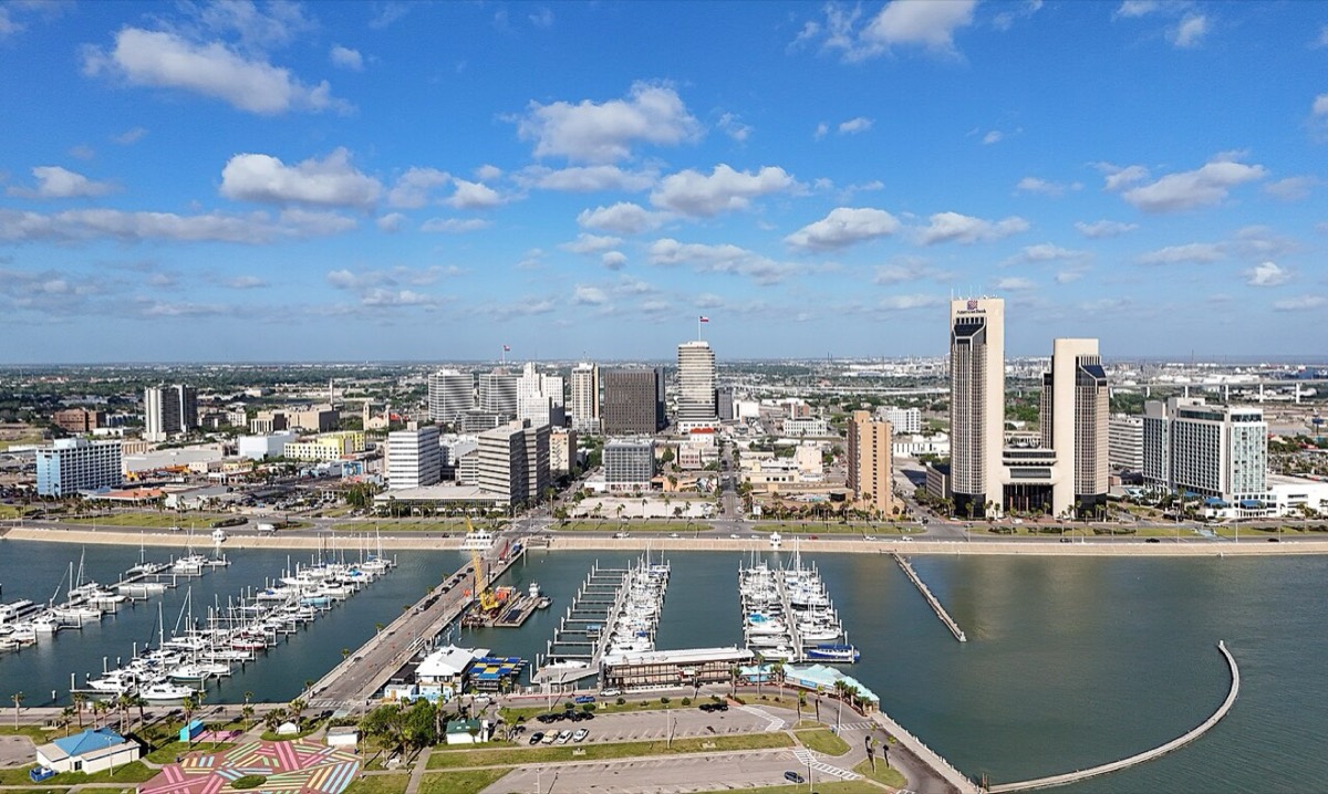 Downtown Corpus Christi TX 78401 skyline and marina, local tax attorney serving residents who need IRS debt relief